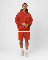 Carre Capital C Oversized Hoodie Brick