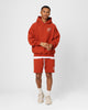 Carre Capital C Oversized Hoodie Brick