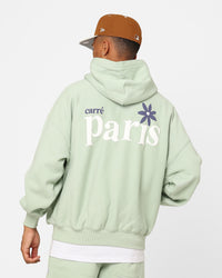 Carre Petal Oversized Hoodie Pistachio