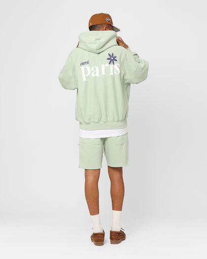 Carre Petal Oversized Hoodie Pistachio