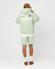 Carre Petal Oversized Hoodie Pistachio