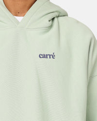 Carre Petal Oversized Hoodie Pistachio