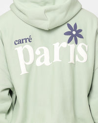 Carre Petal Oversized Hoodie Pistachio