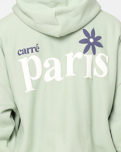 Carre Petal Oversized Hoodie Pistachio