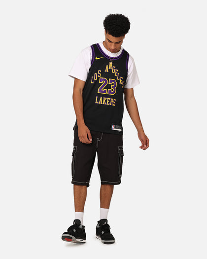 Nike Los Angeles Lakers Lebron James Dri-FIT Swingman Jersey Black