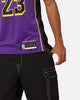 Nike Los Angeles Lakers Lebron James Dri-FIT Swingman Jersey Field Purple