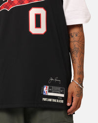 Nike Portland Trail Blazers Damian Lillard City Edition 2023/24 Dri-FIT Swingman Jersey Black