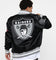 Pro Standard Las Vegas Raiders Satin Varsity Jacket Black/Grey