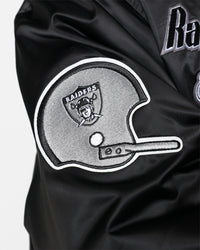 Pro Standard Las Vegas Raiders Satin Varsity Jacket Black/Grey