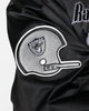 Pro Standard Las Vegas Raiders Satin Varsity Jacket Black/Grey