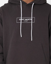 Saint Morta Alpha Hoodie Washed Black