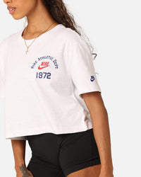 Nike Women's Sportswear Cropped T-Shirt Birch Heather