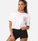 Nike Women's Sportswear Cropped T-Shirt Birch Heather