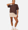 Nike Women's Sportswear Essential Boyfriend T-Shirt Baroque Brown