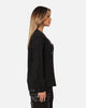 Jordan Women's Long Sleeve Graphic T-Shirt Black/Brown/Gym Red