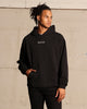 Saint Morta Monogram Boxy Hoodie Black