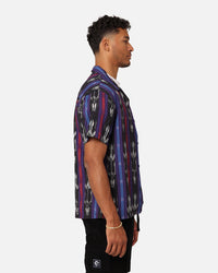 Stussy Ikat Strip Short Sleeve Shirt Ikat