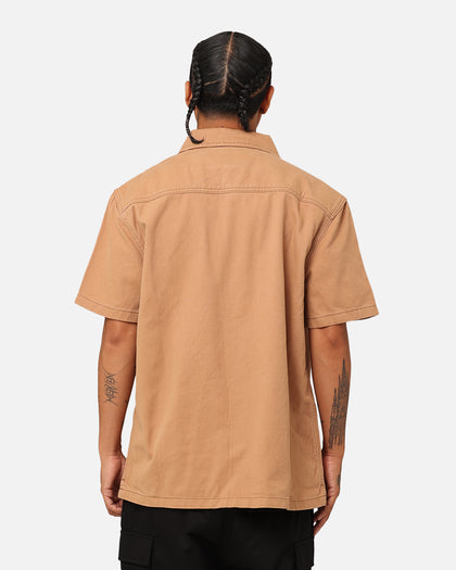 Stussy Workgear Denim Shirt Pigment Almond