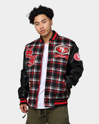 Pro Standard San Francisco 49ers Pro Prep Plaid Jacket Red/Black