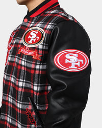 Pro Standard San Francisco 49ers Pro Prep Plaid Jacket Red/Black