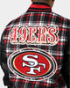 Pro Standard San Francisco 49ers Pro Prep Plaid Jacket Red/Black