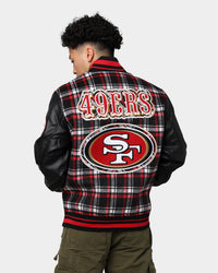 Pro Standard San Francisco 49ers Pro Prep Plaid Jacket Red/Black