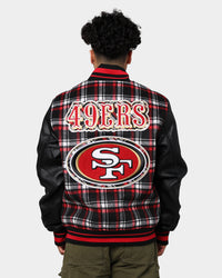 Pro Standard San Francisco 49ers Pro Prep Plaid Jacket Red/Black