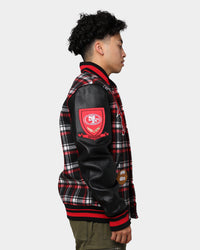 Pro Standard San Francisco 49ers Pro Prep Plaid Jacket Red/Black