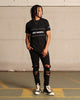 Saint Morta Moto Lafayette T-Shirt Black/White