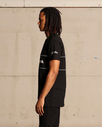 Saint Morta Moto Lafayette T-Shirt Black/White