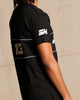 Saint Morta Moto Lafayette T-Shirt Black/White