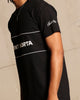 Saint Morta Moto Lafayette T-Shirt Black/White