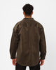 XXIII Emilio Corduroy Button Up Shirt Khaki