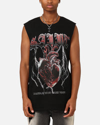 Saint Morta Handle With Care Tour Muscle T-Shirt Black