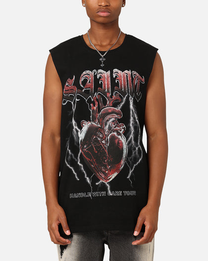 Saint Morta Handle With Care Tour Muscle T-Shirt Black