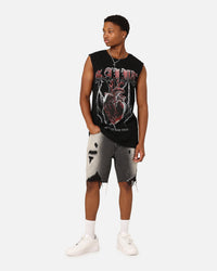 Saint Morta Handle With Care Tour Muscle T-Shirt Black