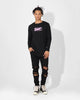 Saint Morta Neon Logo El Duplo T-Shirt Black