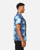 XXIII Distorted Button Up Shirt Blue