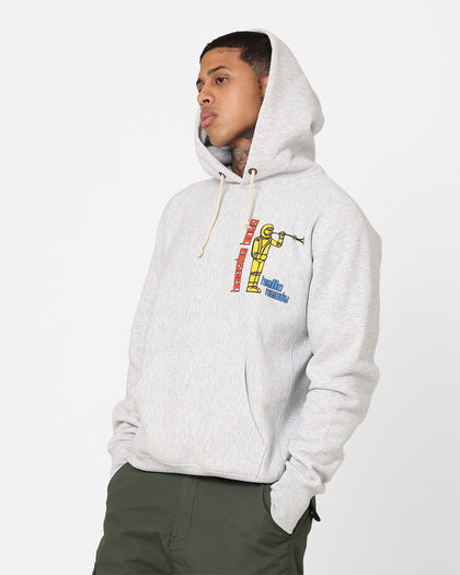 Champion X Beastie Boys Logo Hoodie Oxford Heather