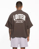Loiter Essential Spire T-Shirt Charcoal