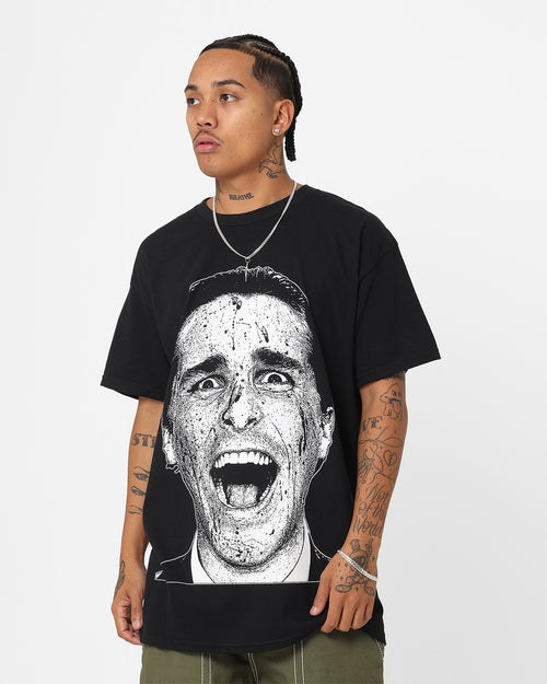 Rats Get Fat X American Psycho Patrick Bateman T-Shirt Black
