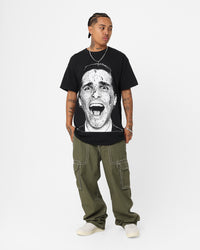 Rats Get Fat X American Psycho Patrick Bateman T-Shirt Black