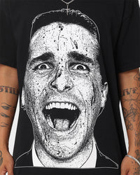 Rats Get Fat X American Psycho Patrick Bateman T-Shirt Black