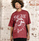 Saint Morta Fear Boxy T-Shirt Maroon