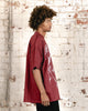 Saint Morta Fear Boxy T-Shirt Maroon