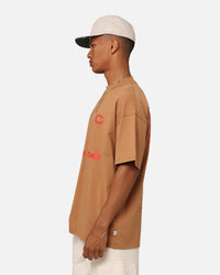 Carre C Star Oversized T-Shirt Tobacco