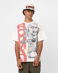 Mitchell & Ness Chicago Bulls Dennis Rodman Blockade T-Shirt Vintage White