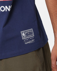 Mitchell & Ness Los Angeles Lakers Globe Champion T-Shirt Midnight Navy