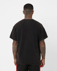 Wu Tang Brand Limited Lightning T-Shirt Black Wash