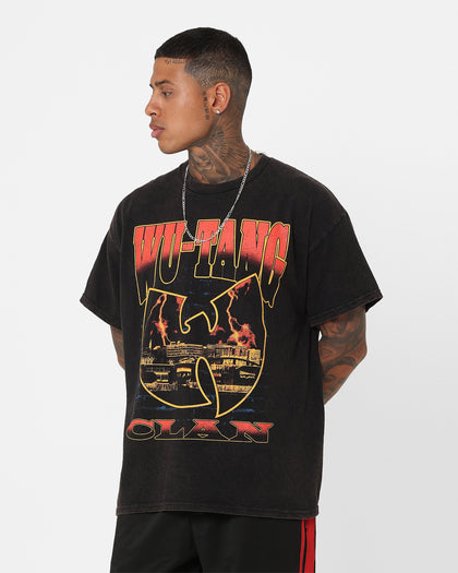 Wu Tang Brand Limited Lightning T-Shirt Black Wash